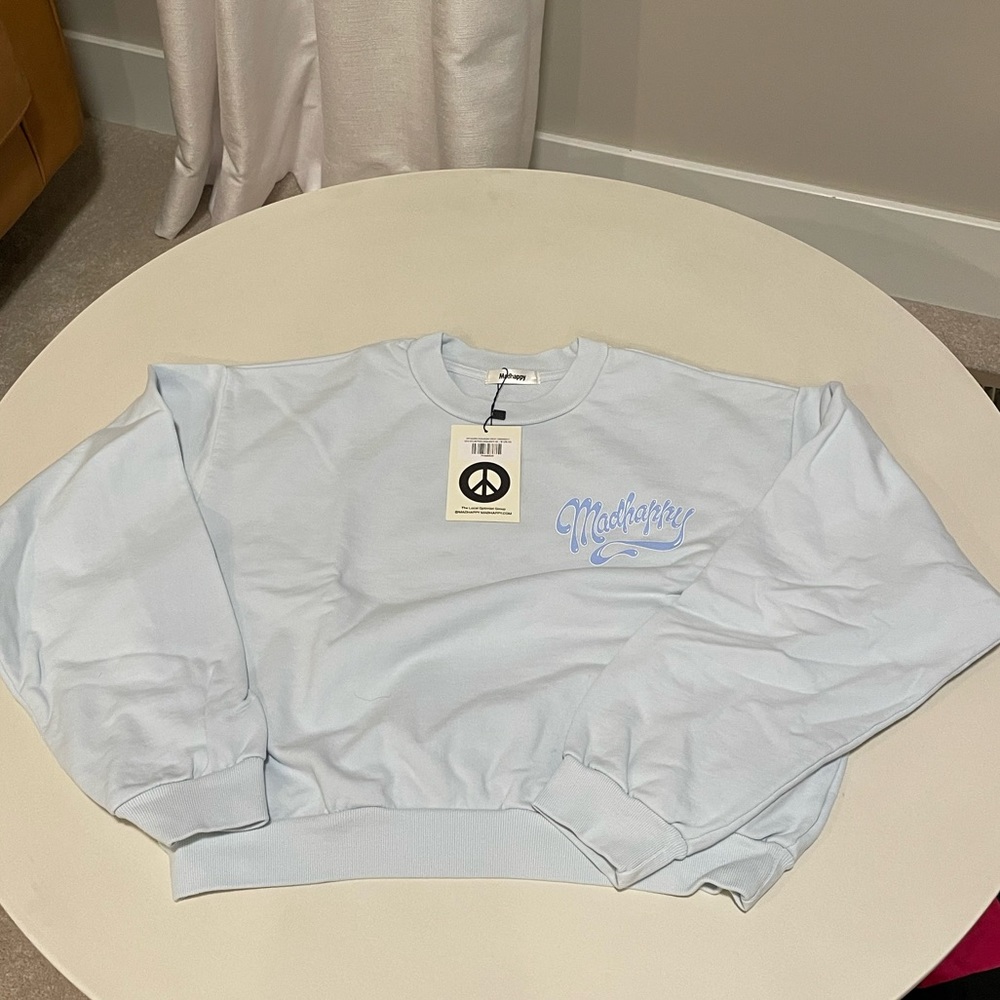 Madhappy Artwork Program Crop Crewneck